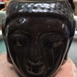 CGASPL Buddha Small Brown Ceramic Pot Pot-Planters