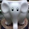 CGASPL White Elephant Ceramic Pot