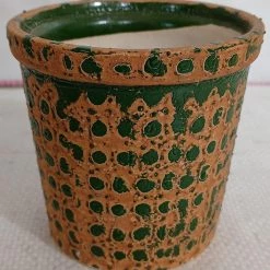 CGASPL Fancy Painted Ceramic Pot Turtle Green