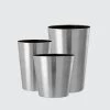CGASPL Pot-Planters Conical Lip Stainless Steel Planter (Polished)