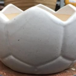 CGASPL Ceramic Pot White Pot-Planters