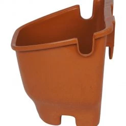 CGASPL Pot-Planters Verticell Vertical Garden Wall Hanging Pot Terracotta Color