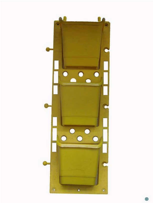 CGASPL Vertical Garden, Wall Garden Panel Yellow (1 Frame + 3 Pots) - Pack Of 10 Panels Pot-Planters 4 CGASPL Vertical Garden, Wall Garden Panel Yellow (1 Frame + 3 Pots) - Pack Of 10 Panels Pot-Planters