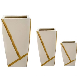 CGASPL Pot-Planters GRP Planter Elegance Bamboo Fiber Planter