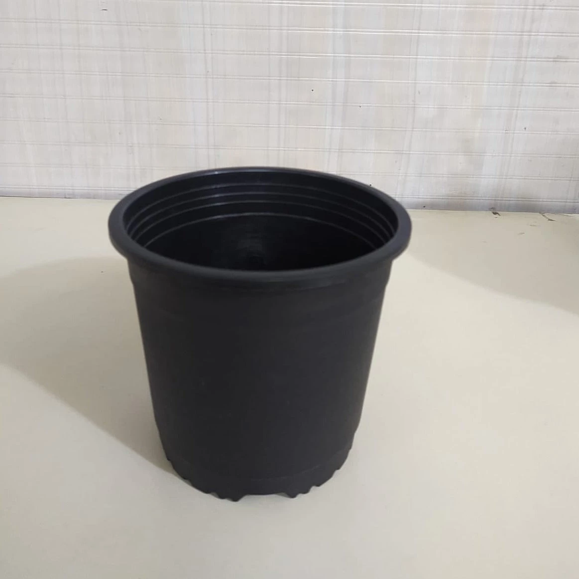 CGASPL Round Pots 6" Flower Pot Black Colour Sunrise Series (14.5 Cm) 5 CGASPL Round Pots 6" Flower Pot Black Colour Sunrise Series (14.5 Cm)