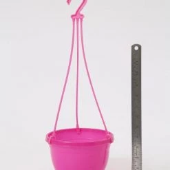 CGASPL Pot-Planters 7 Inch Hanging Pot Pink