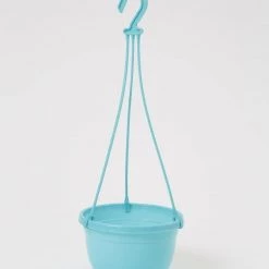 CGASPL 7 Inch Hanging Pot Turq Pot-Planters