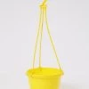 CGASPL 7 Inch Hanging Pot Yellow Pot-Planters