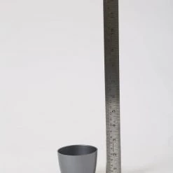 CGASPL 2.5 Inch Gray Singapore Pot (67mm) Pot-Planters