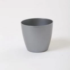 CGASPL 2.5 Inch Gray Singapore Pot (67mm) Pot-Planters