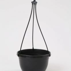 CGASPL Pot-Planters 8 Inch Hanging Pot Black