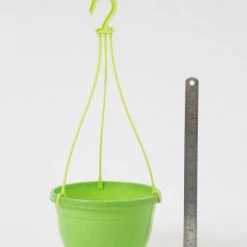 CGASPL 8 Inch Hanging Pot Green 10 CGASPL 8 Inch Hanging Pot Green