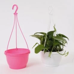 CGASPL 8 Inch Hanging Pot Pink