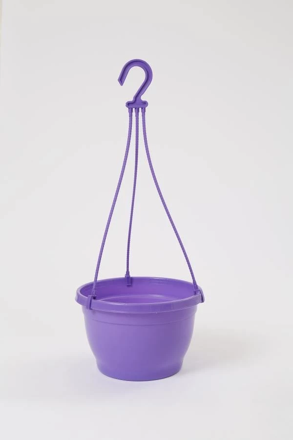 CGASPL 8 Inch Hanging Pot Violet 3 CGASPL 8 Inch Hanging Pot Violet