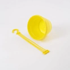 CGASPL Pot-Planters 10 Inch Hanging Pot Yellow