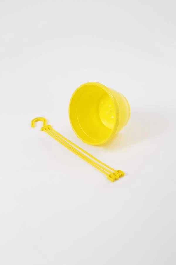 CGASPL Pot-Planters 10 Inch Hanging Pot Yellow 4 CGASPL Pot-Planters 10 Inch Hanging Pot Yellow