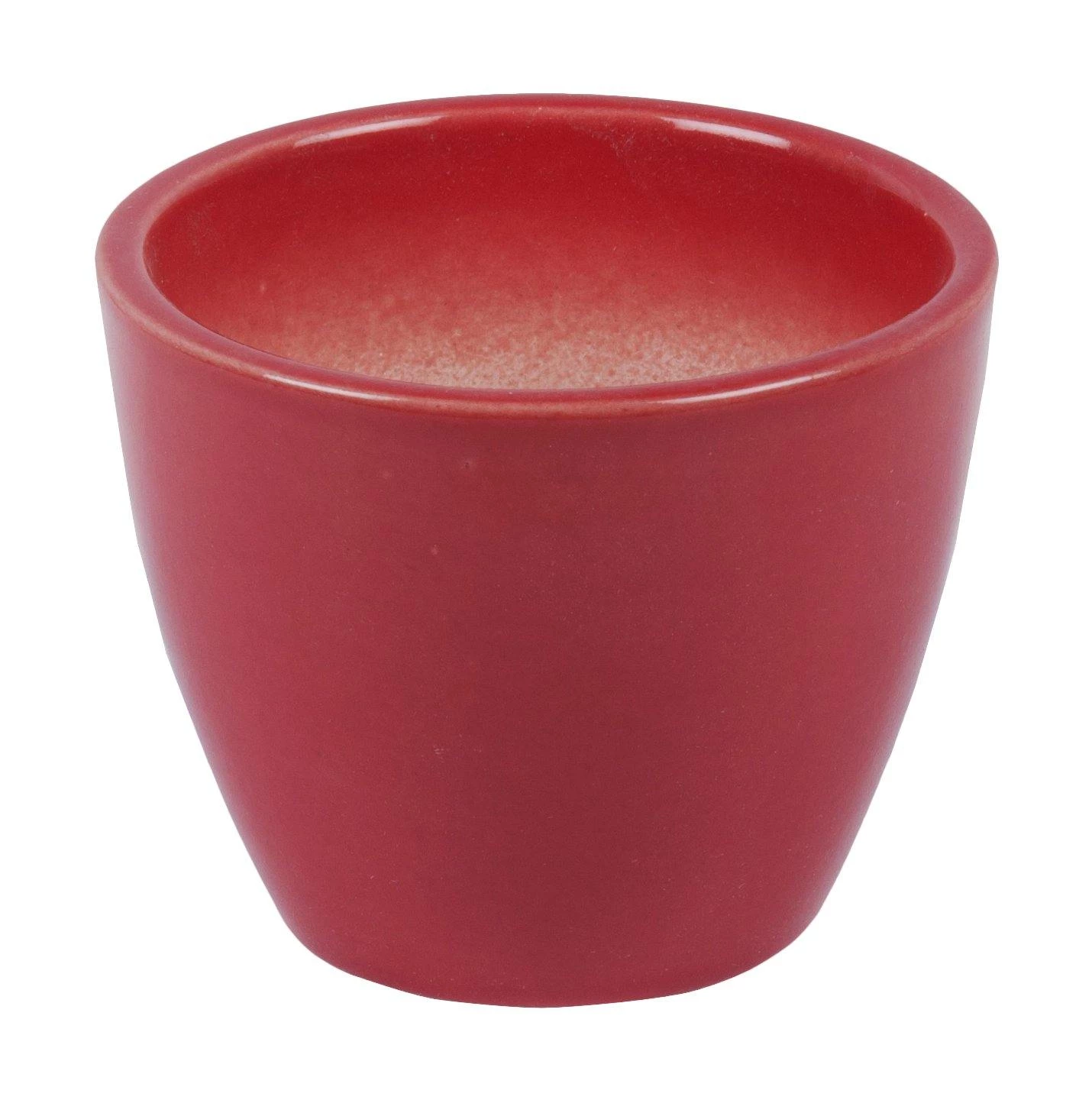 CGASPL Pot-Planters Round Dew Ceramic Pot, Red (Pack Of 3) 3 CGASPL Pot-Planters Round Dew Ceramic Pot, Red (Pack Of 3)