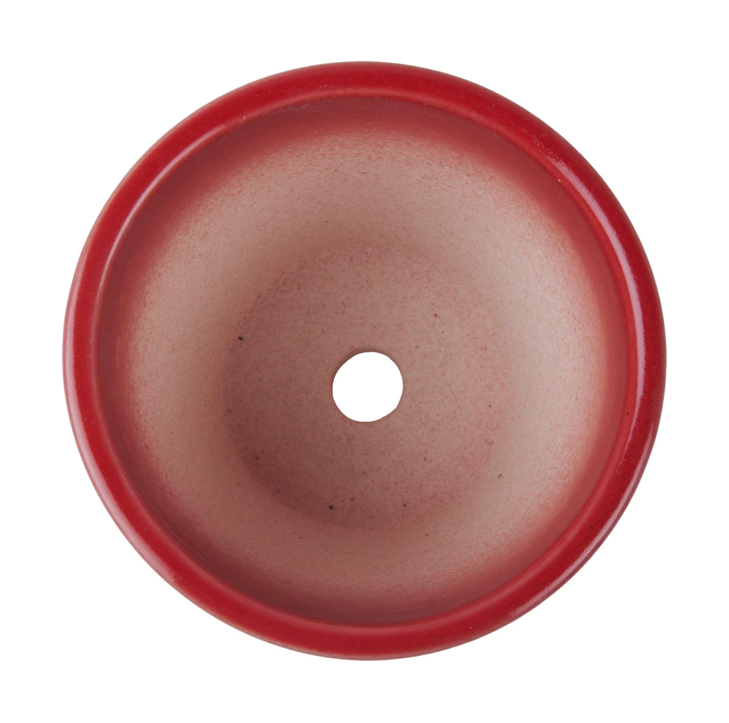 CGASPL Pot-Planters Round Dew Ceramic Pot, Red (Pack Of 3) 4 CGASPL Pot-Planters Round Dew Ceramic Pot, Red (Pack Of 3)