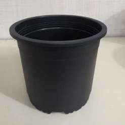 CGASPL 9" Flower Pot Black Colour Sunrise Series (22 Cm)