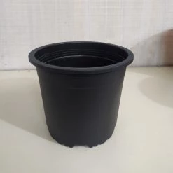 CGASPL 9" Flower Pot Black Colour Sunrise Series (22 Cm)