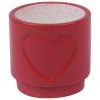 CGASPL Red Ceramic Pot With Heart Shape Design (Pack Of 6) 1 CGASPL Red Ceramic Pot With Heart Shape Design (Pack Of 6)