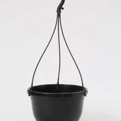 CGASPL Pot-Planters 10 Inch Hanging Pot Black