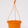 CGASPL Pot-Planters 10 Inch Hanging Pot Orange