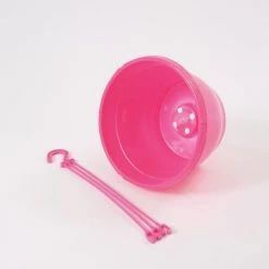 CGASPL 10 Inch Hanging Pot Pink Pot-Planters