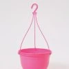 CGASPL 10 Inch Hanging Pot Pink Pot-Planters