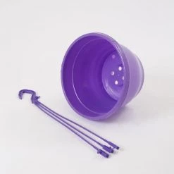 CGASPL 10 Inch Hanging Pot Violet Pot-Planters