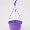 CGASPL 10 Inch Hanging Pot Violet Pot-Planters