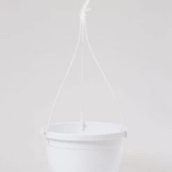 CGASPL Pot-Planters 10 Inch Hanging Pot White