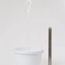 CGASPL Pot-Planters 10 Inch Hanging Pot White