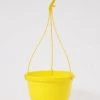 CGASPL Pot-Planters 10 Inch Hanging Pot Yellow 2 CGASPL Pot-Planters 10 Inch Hanging Pot Yellow