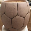CGASPL Pot-Planters Coffee Round Ceramic Pot Football Shaped