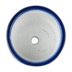 CGASPL Blue Ceramic Pot With Heart Shape Design (Pack Of 6) 8 CGASPL Blue Ceramic Pot With Heart Shape Design (Pack Of 6)