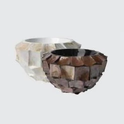 CGASPL Mother Of Pearl Bowl Pot-Planters