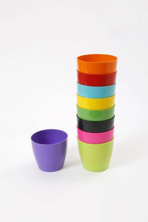 CGASPL 4 Inch Multi Singapore Pot (Pack Of 12) (105mm) Pot-Planters 3 CGASPL 4 Inch Multi Singapore Pot (Pack Of 12) (105mm) Pot-Planters