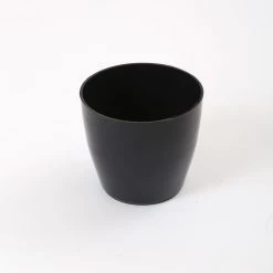 CGASPL 4 Inch Black Singapore Pot (105mm) Pot-Planters
