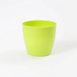 CGASPL 4 Inch Parrot Green Singapore Pot (105mm) Pot-Planters