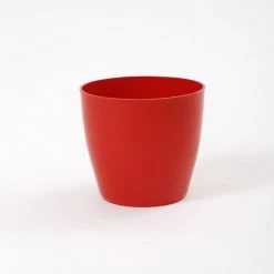 CGASPL Pot-Planters 4 Inch Red Singapore Pot (105mm)