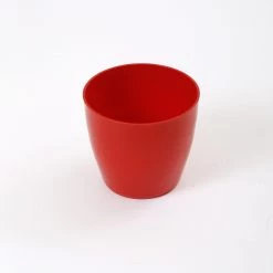 CGASPL Pot-Planters 4 Inch Red Singapore Pot (105mm)