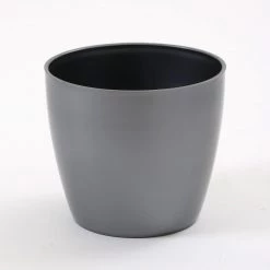 CGASPL 4 Inch Grey Singapore Pot (105mm) Pot-Planters