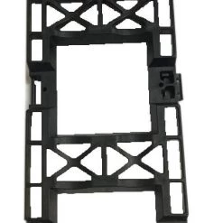 CGASPL Pot-Planters Vertical Wall Garden Model Vertigreen Black (1 Frame + 3 Pots)