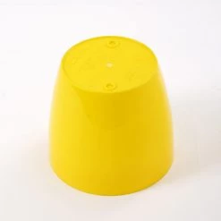 CGASPL Pot-Planters 5 Inch Yellow Singapore Pot (125mm)