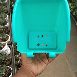 CGASPL Turq Vertical Hook Pot Big 11 CGASPL Turq Vertical Hook Pot Big