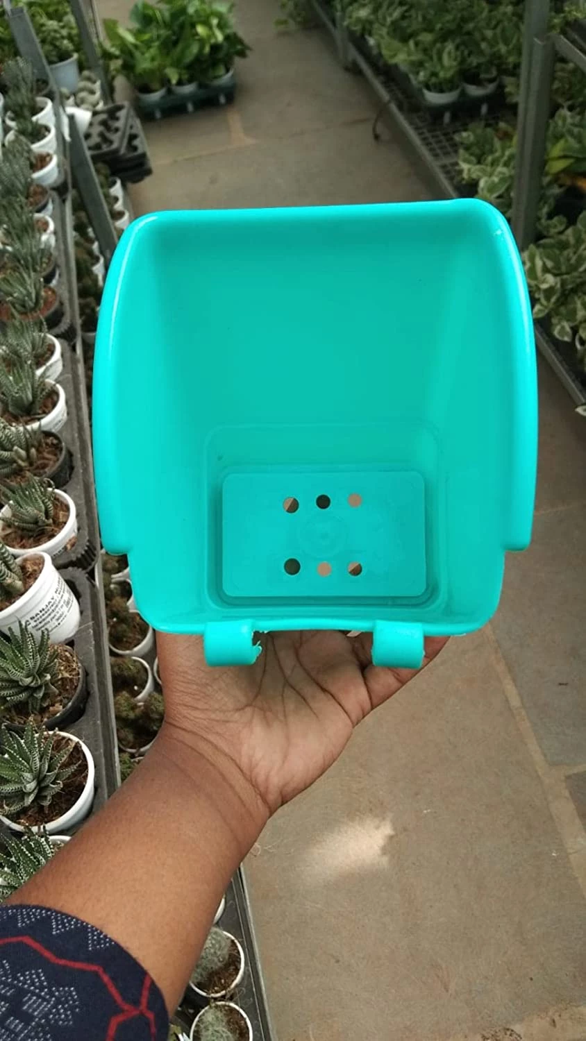 CGASPL Turq Vertical Hook Pot Big 5 CGASPL Turq Vertical Hook Pot Big