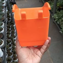 CGASPL Orange Vertical Hook Pot Big