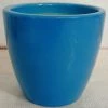 CGASPL 4" Round Ceramic Pot Sky Blue Pot-Planters 2 CGASPL 4" Round Ceramic Pot Sky Blue Pot-Planters
