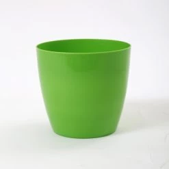 CGASPL Pot-Planters 6 Inch Green Singapore Pot (160mm)